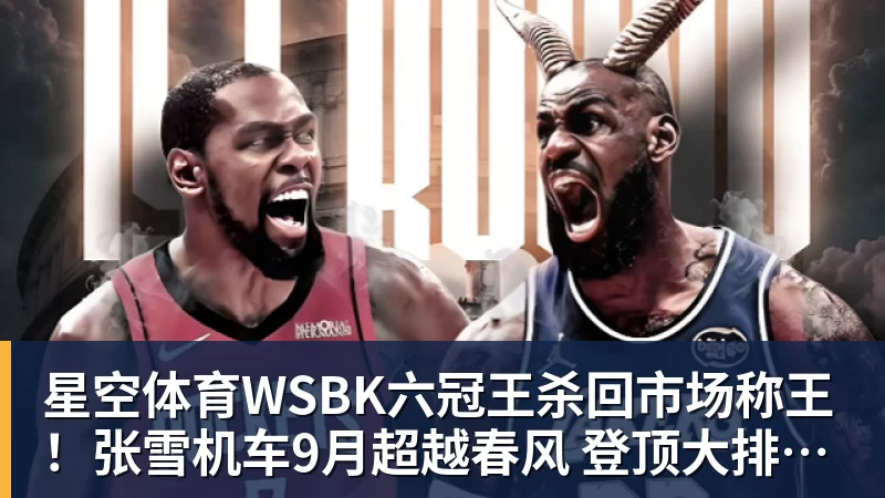 星空体育WSBK六冠王杀回市场称王!张雪机车9月超越春风 登顶大排量摩托销冠